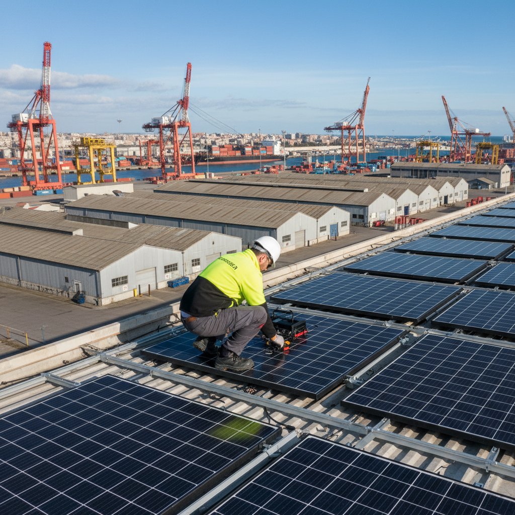 Instalación solar en Ribera II reduce CO2 en Almería