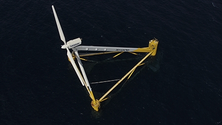 El prototipo eólico flotante X30 de X1 Wind produce su primer kWh